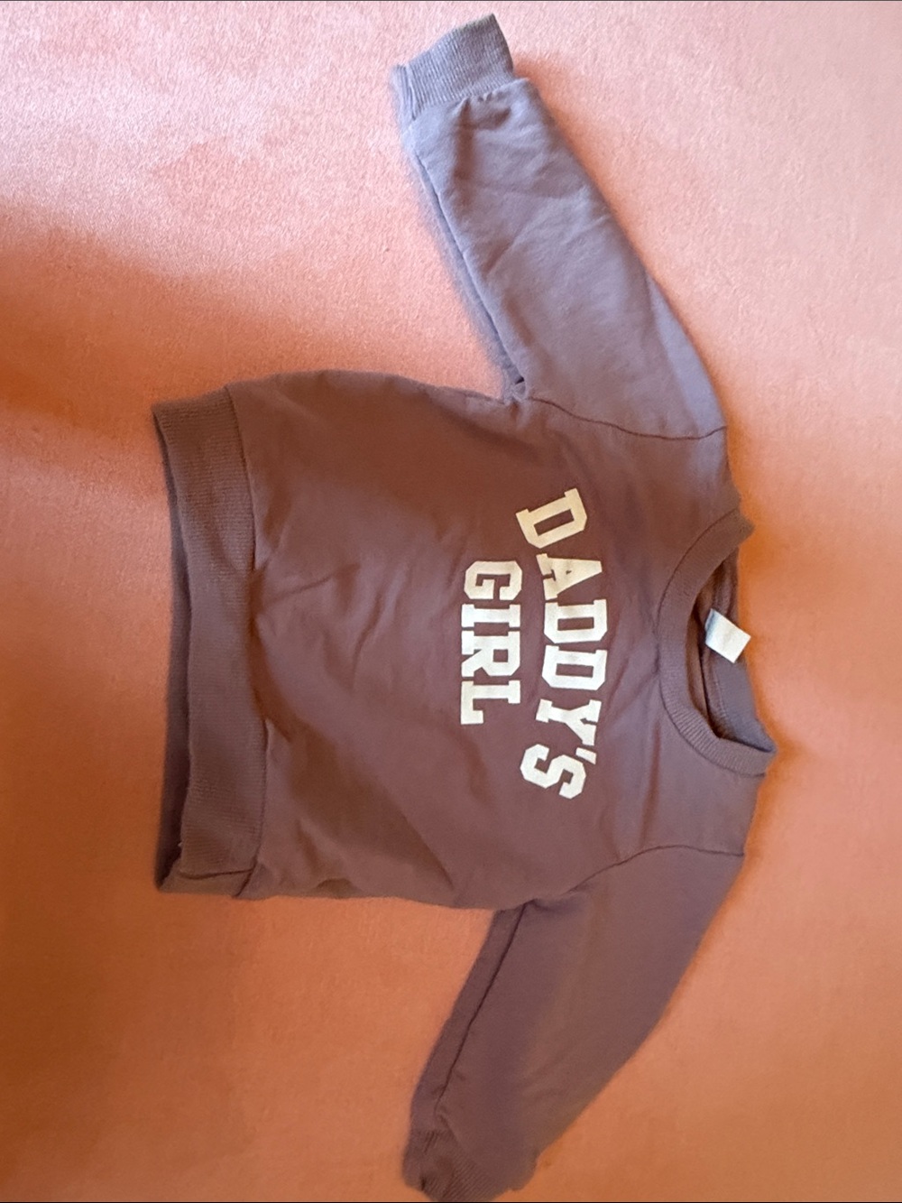 Daddy's Girl Kids Sweatshirt - Dusty Mauve